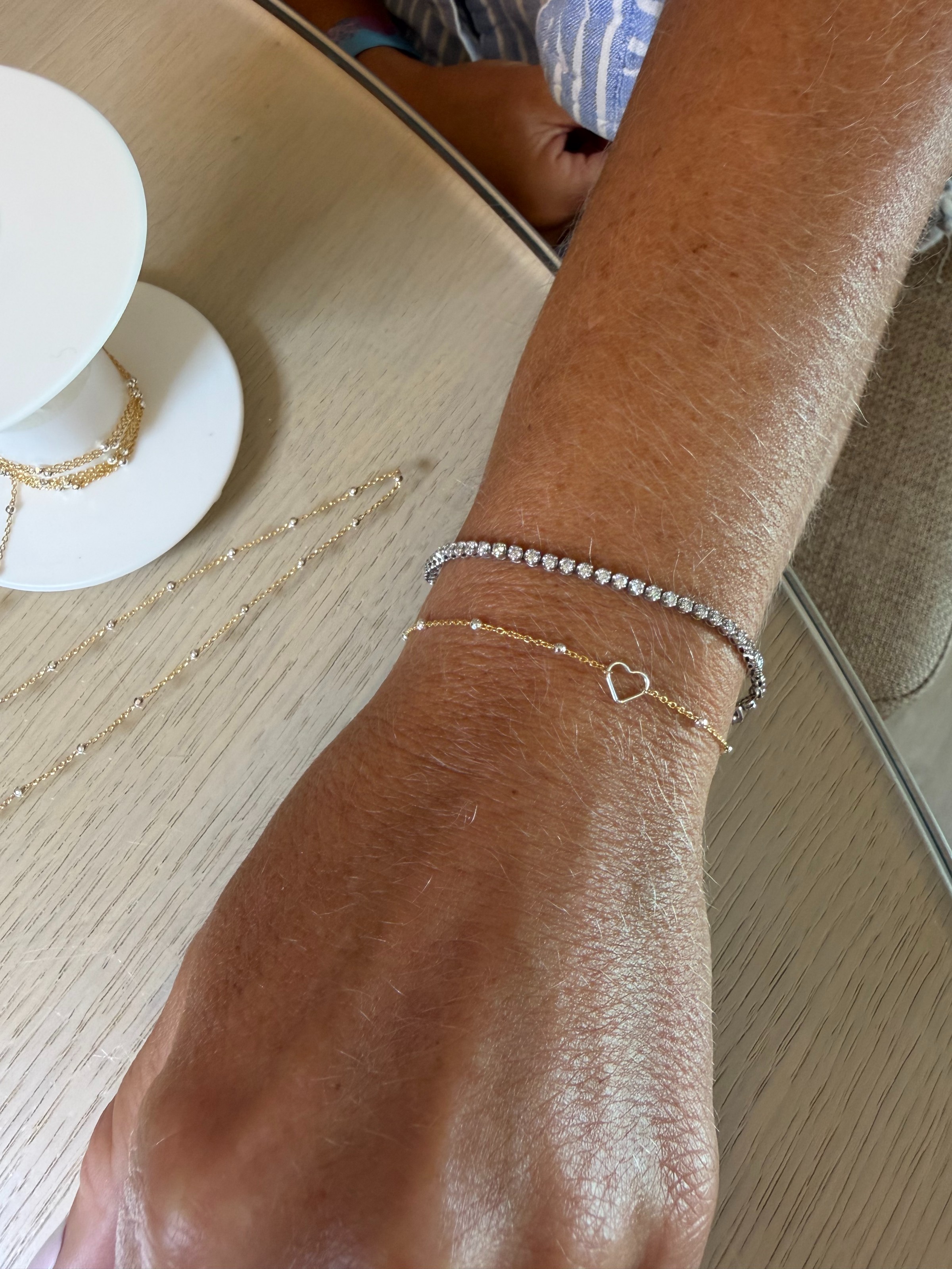 A welded bracelet, worn everyday — The Bronze Lily, St. Petersburg, FL