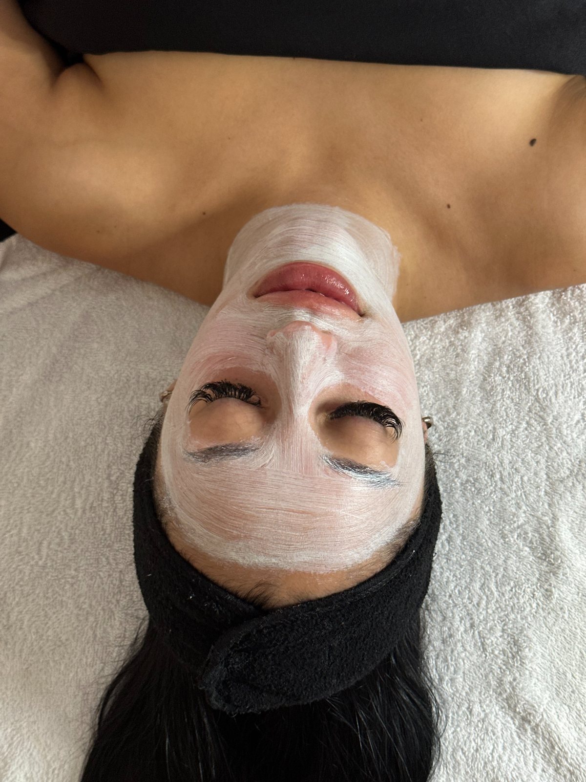The Amara Ritual with Brit — clinical treatment mask over the face and neck — The Bronze Lily, St. Petersburg, FL