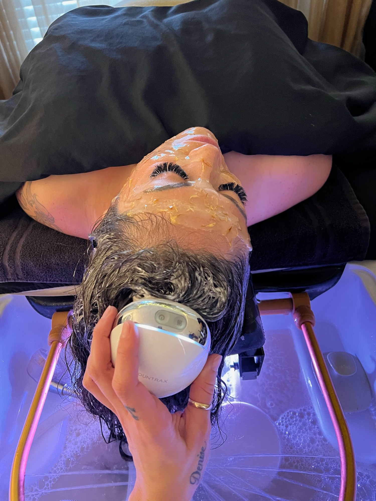 Head spa add-ons, the tray — The Bronze Lily, St. Petersburg, FL