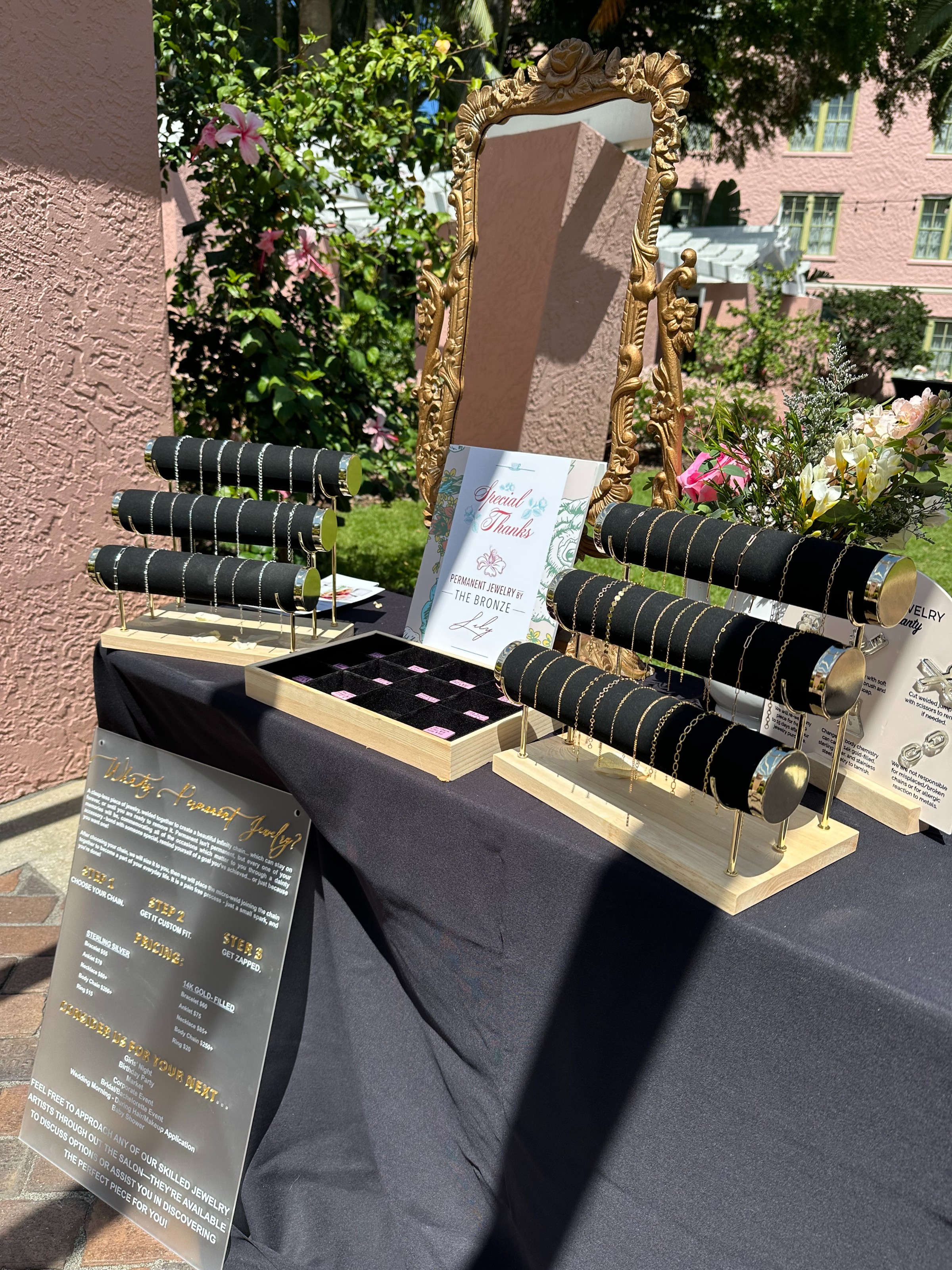 Permanent Jewelry Party — The Bronze Lily, St. Petersburg, FL