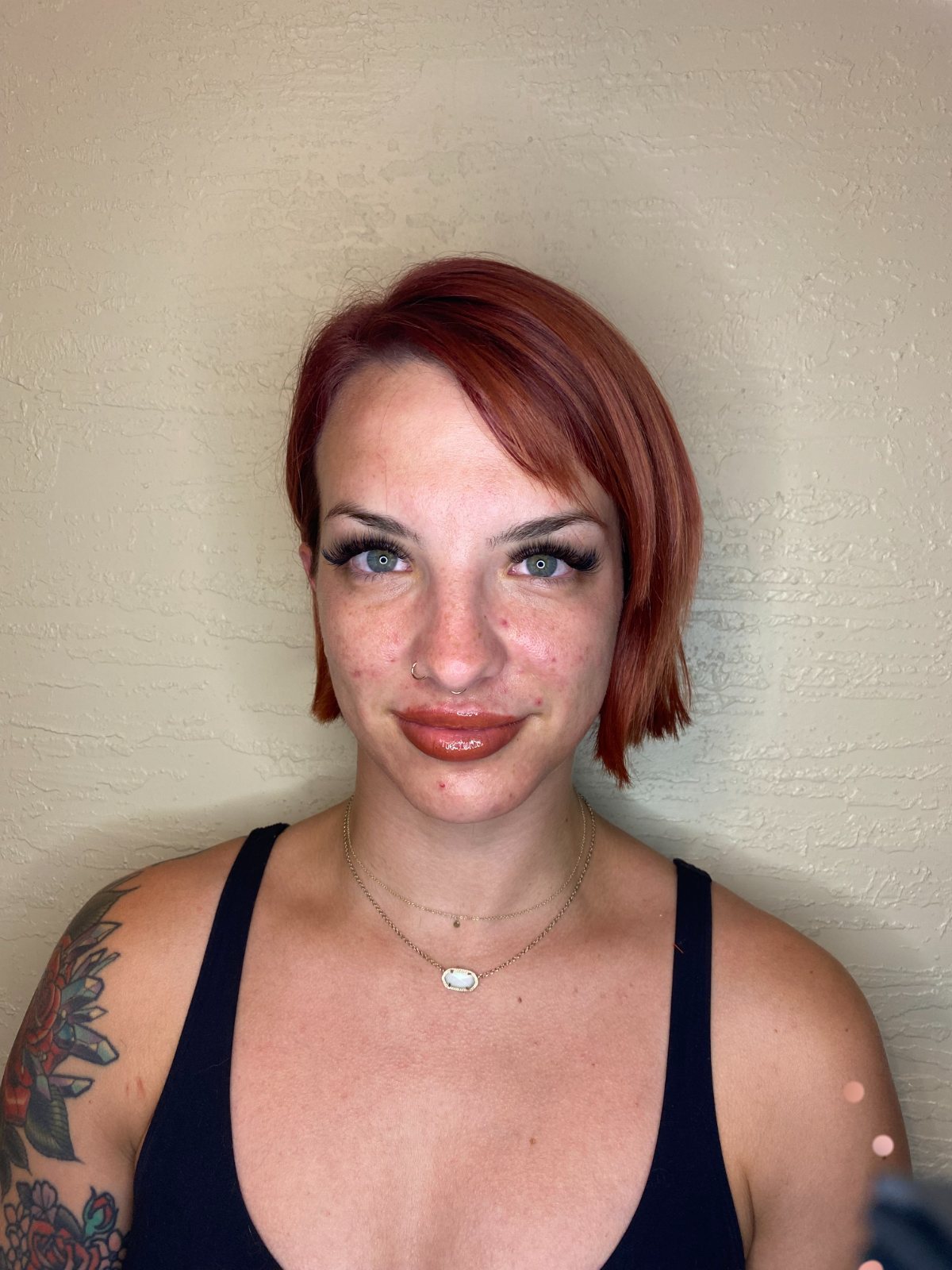 Lash extension set — client work — The Bronze Lily, St. Petersburg, FL