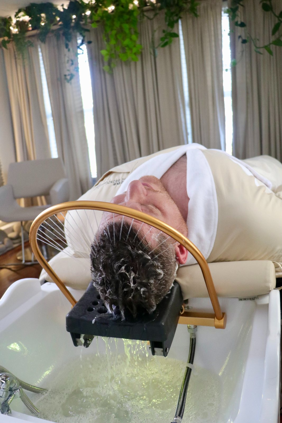 Men's head spa + beard treatment, cover — The Bronze Lily, St. Petersburg, FL