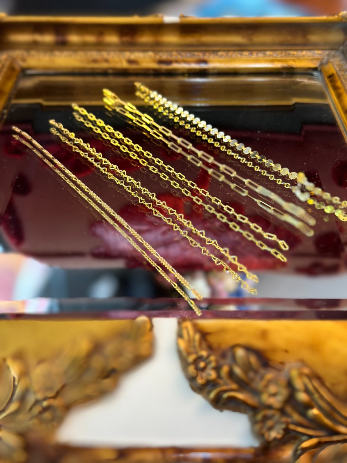 Welded permanent jewelry — custom chain — The Bronze Lily, St. Petersburg, FL