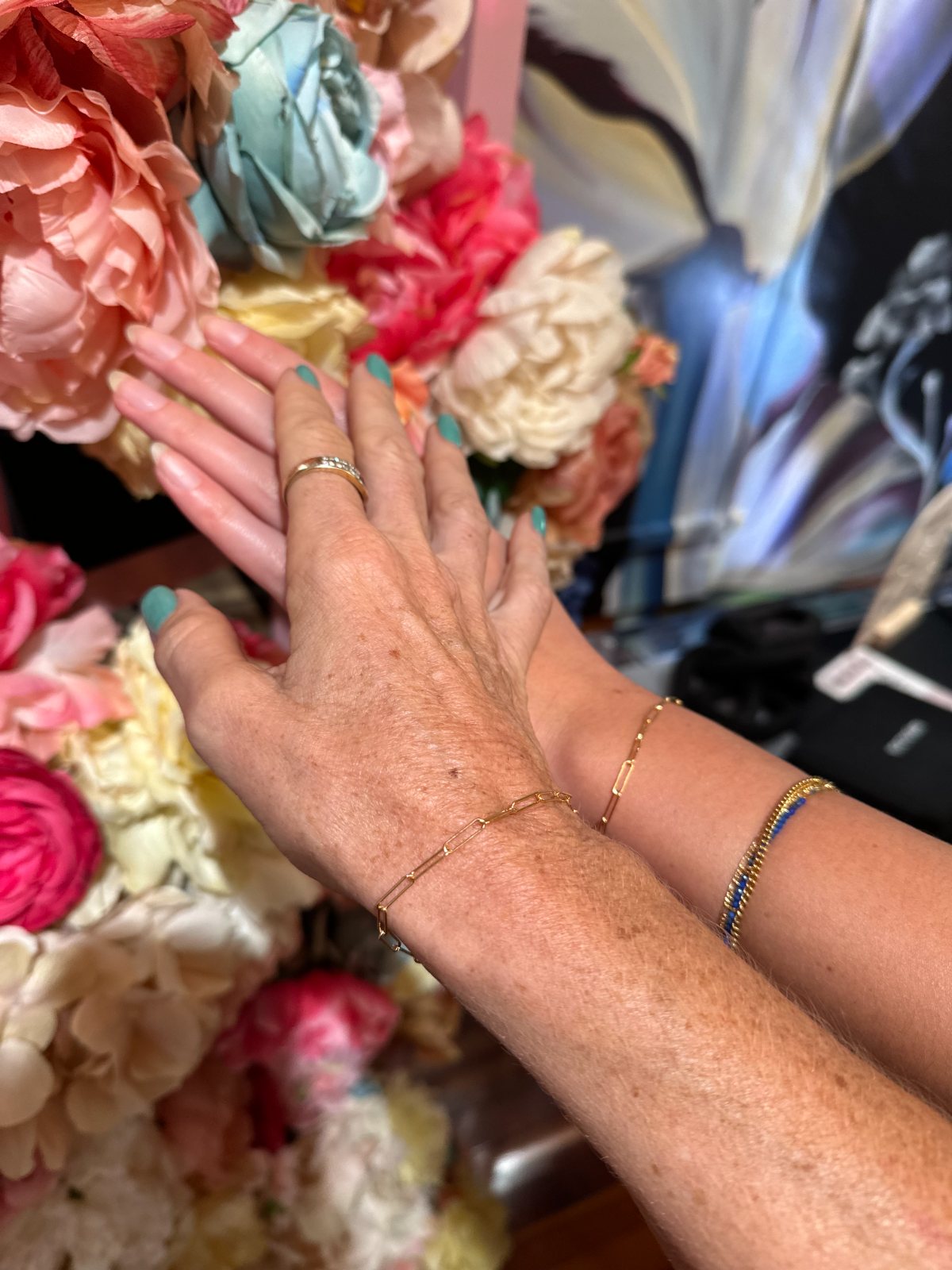 Welded permanent jewelry — custom chain — The Bronze Lily, St. Petersburg, FL