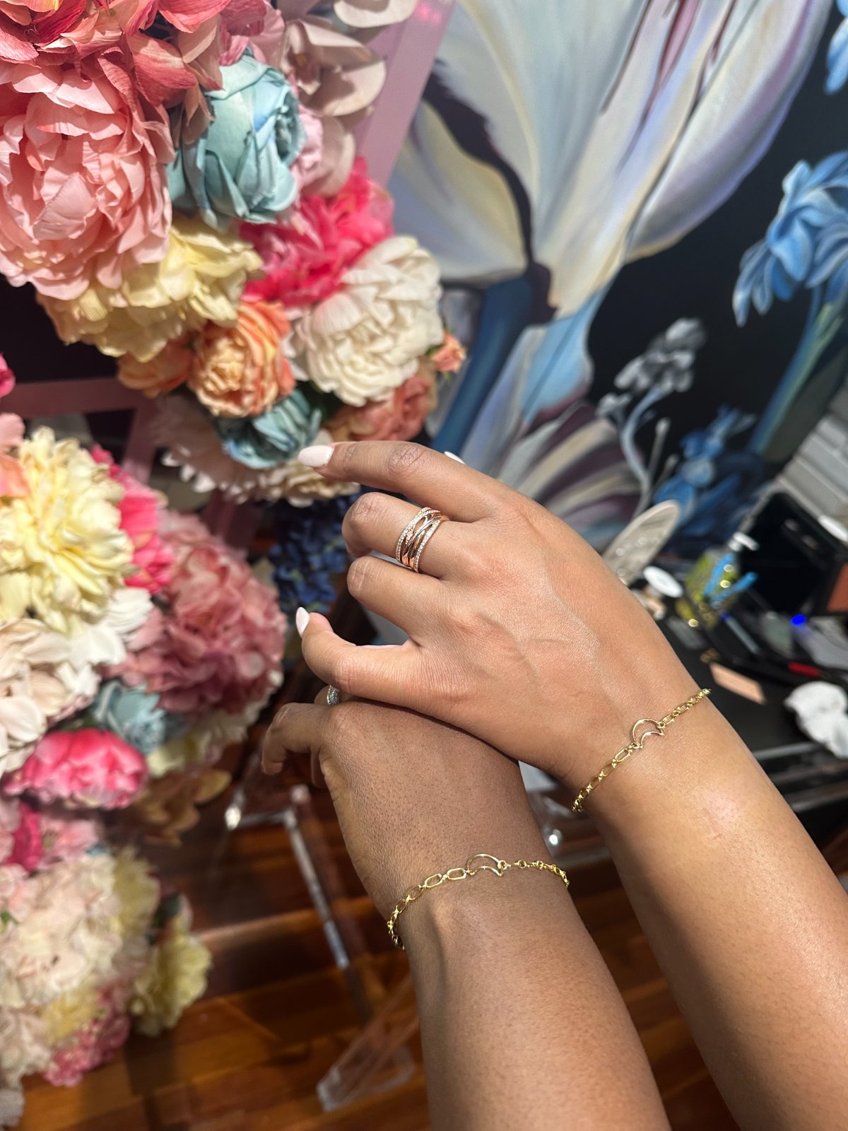 Welded permanent jewelry — custom chain — The Bronze Lily, St. Petersburg, FL